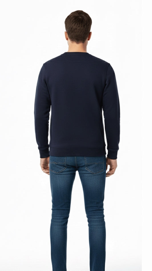T-Classic Navy Sweatshirt Signature Stripe