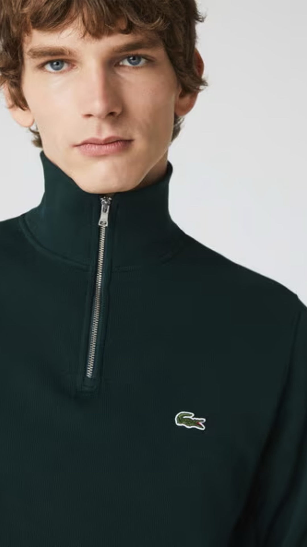 L-Quarter Zipper Green