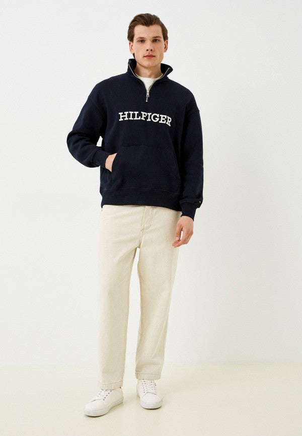 Th-Quarter Zipper Navy