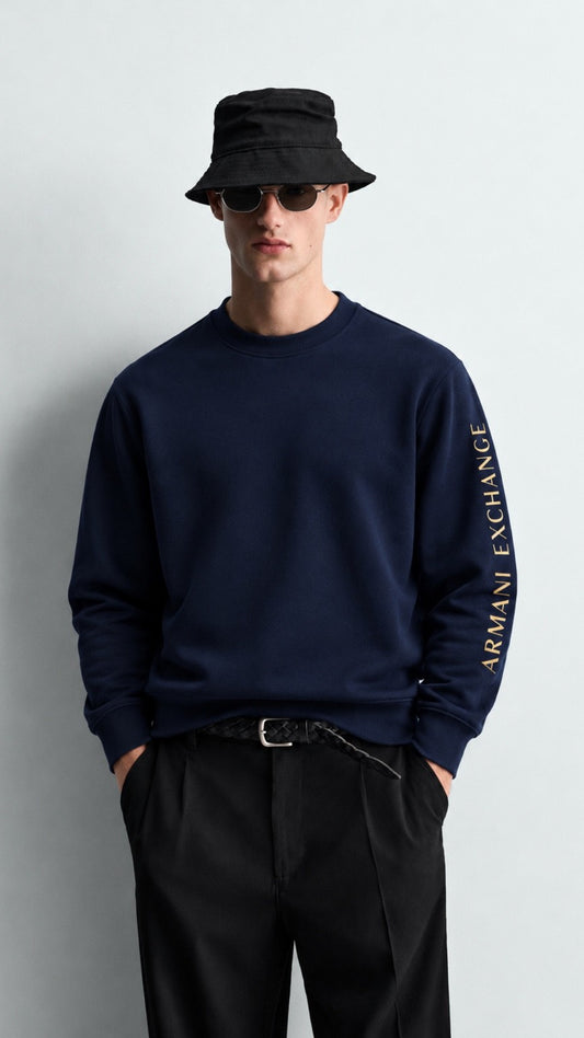 A-Essential Sweatshirt Blue