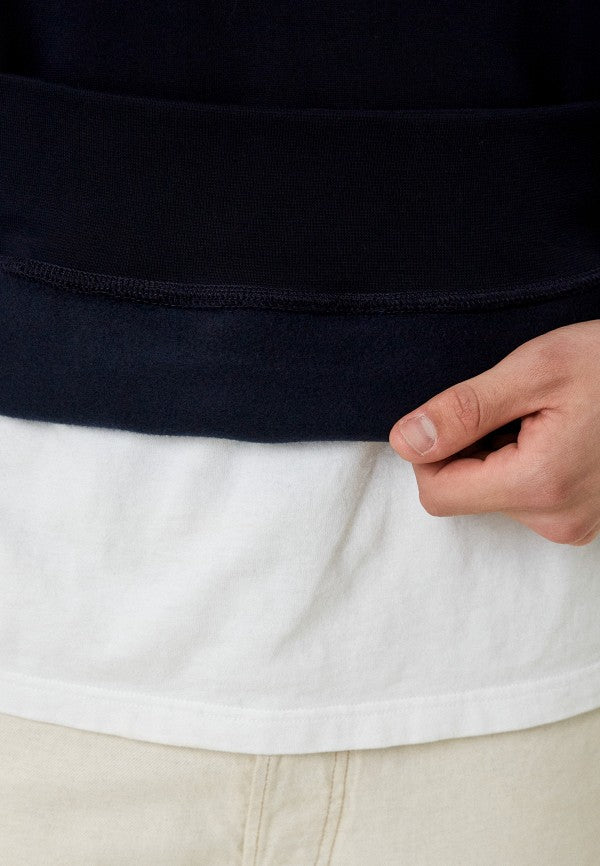 Th-Quarter Zipper Navy