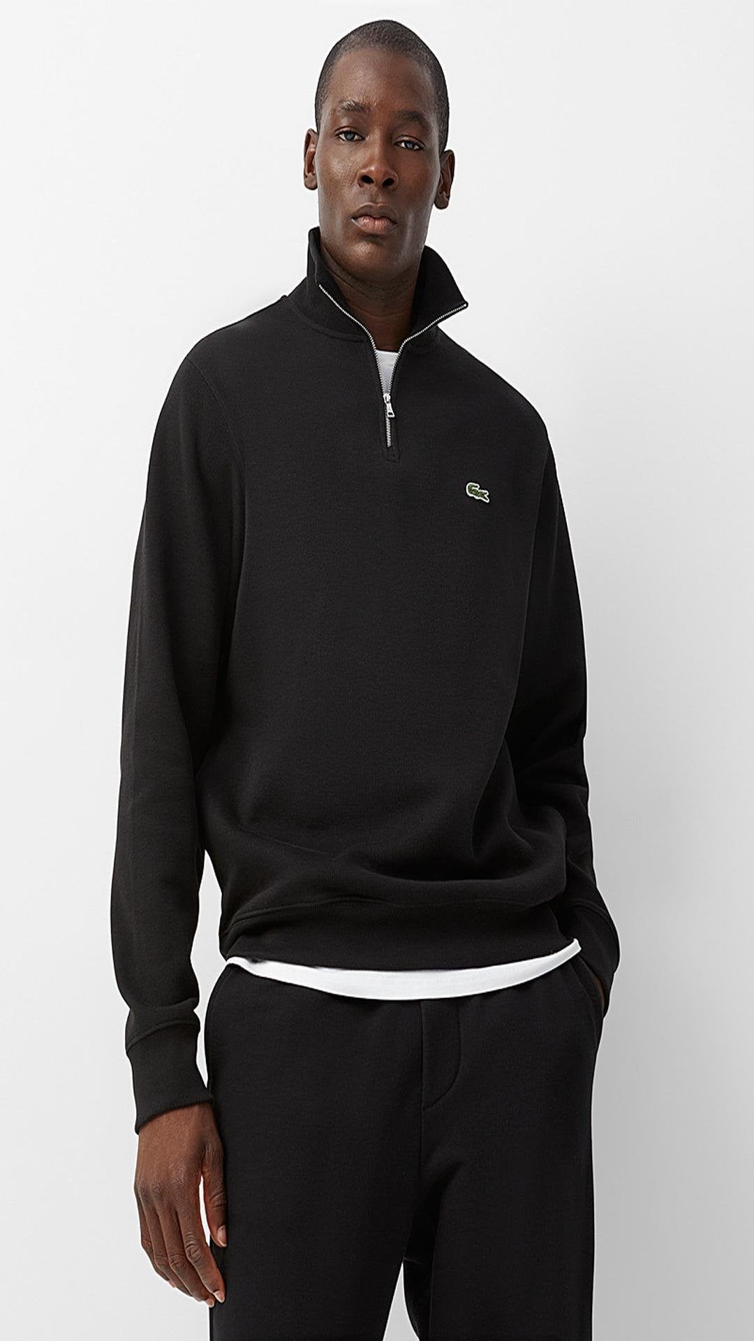 L-Quarter Zipper Black