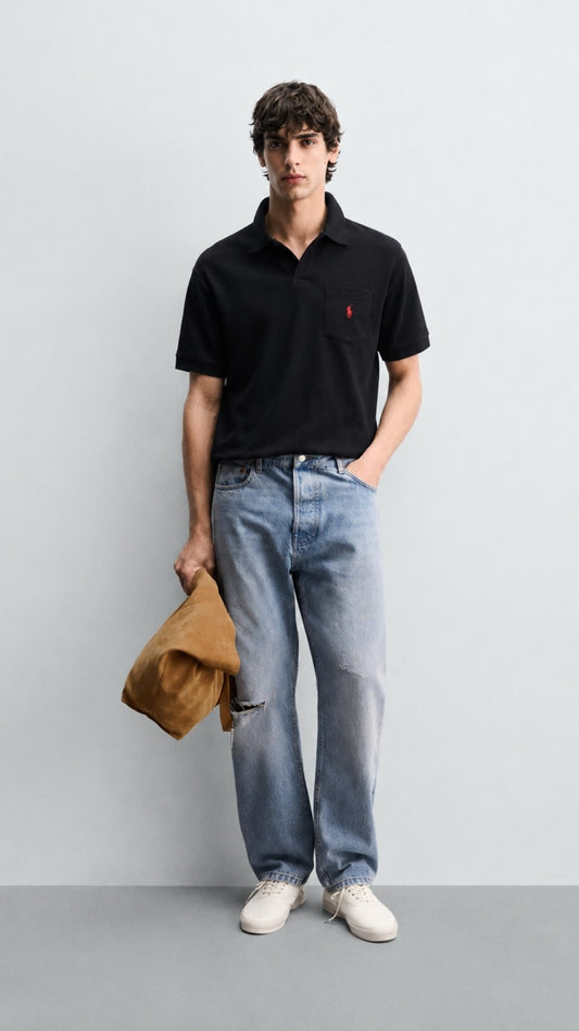 PP-Modern Classic Polo Black