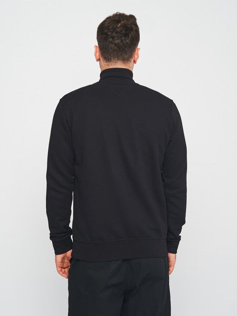 Th-Quarter Zipper Black