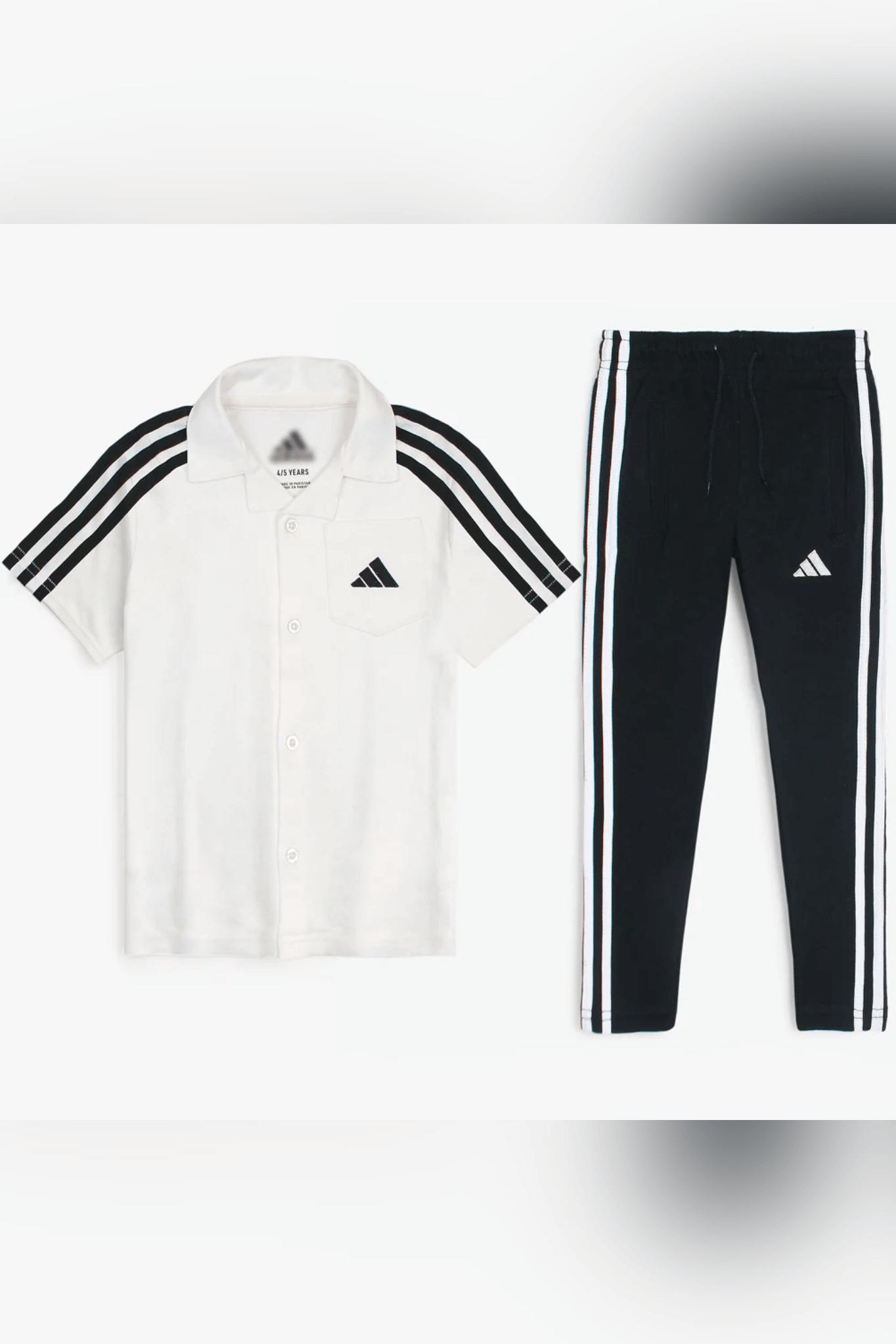 A-Premium Twinset White-Black