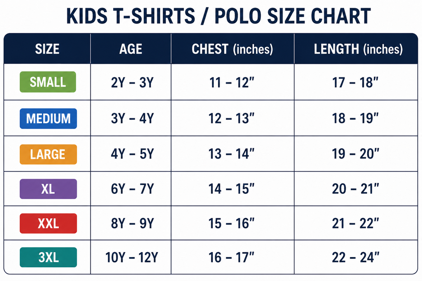 Kids Black Classic Polo Shirt