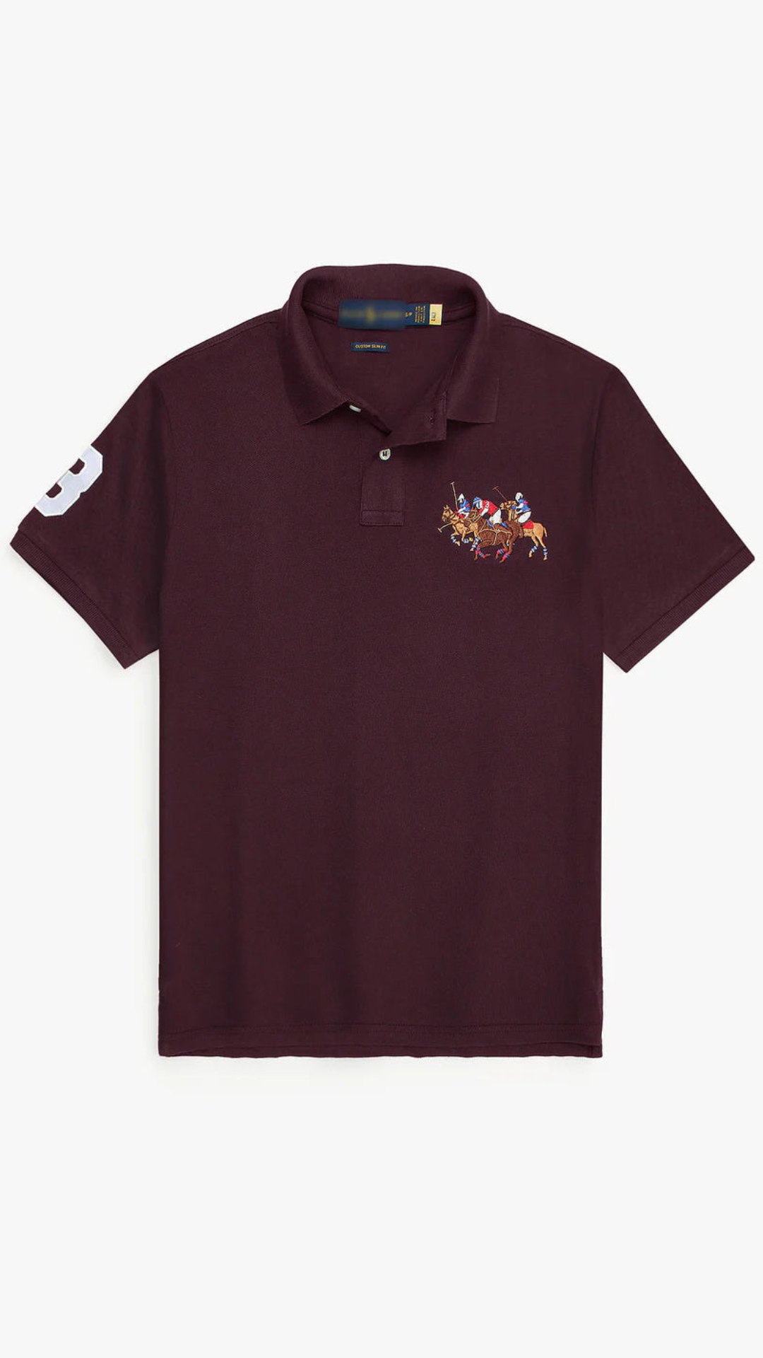 P-Essential Polo Cherry