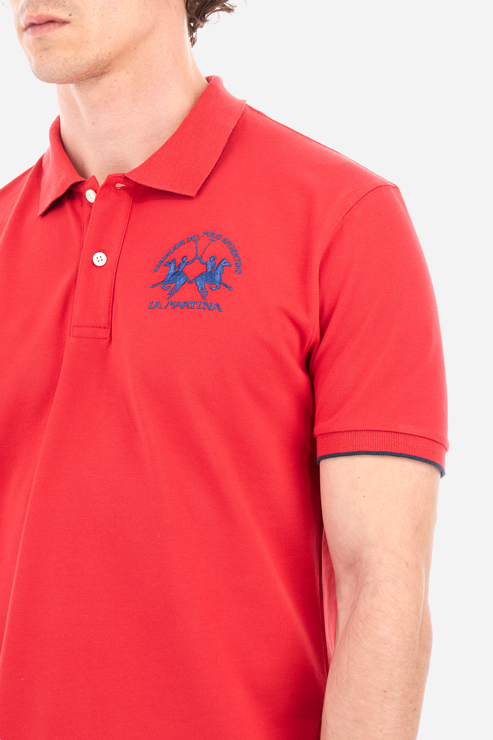 La-M-Premium Polo Red