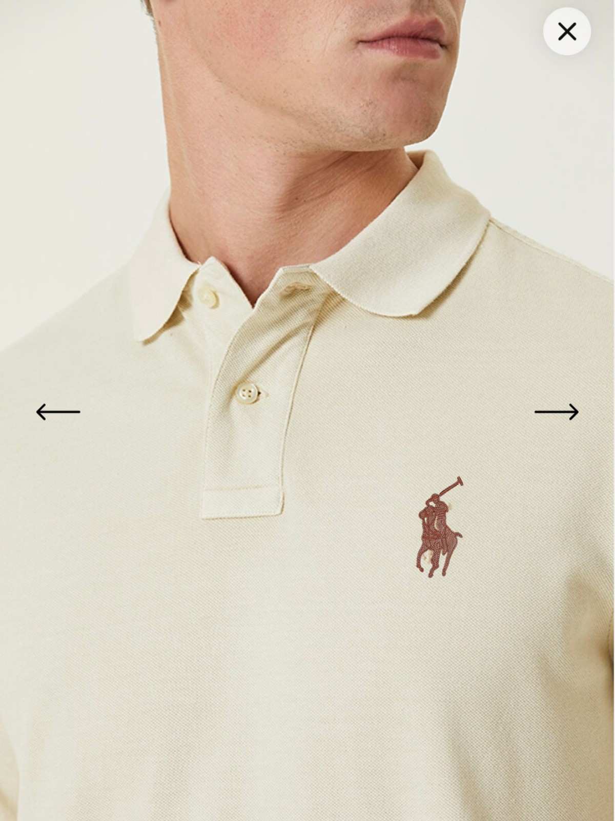 R-PREMIUM LEATHER EMBROIDERY POLO OFF-W