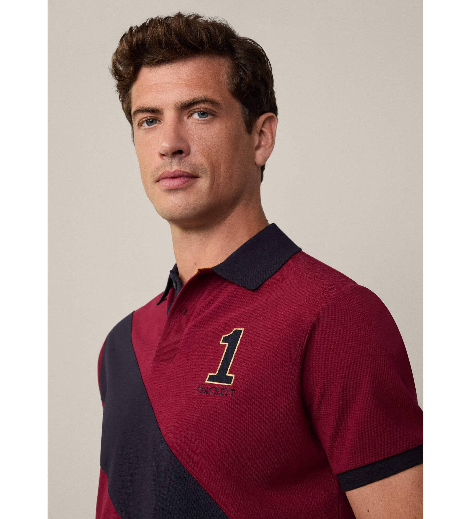 HT-1 PANEL POLO MAROON