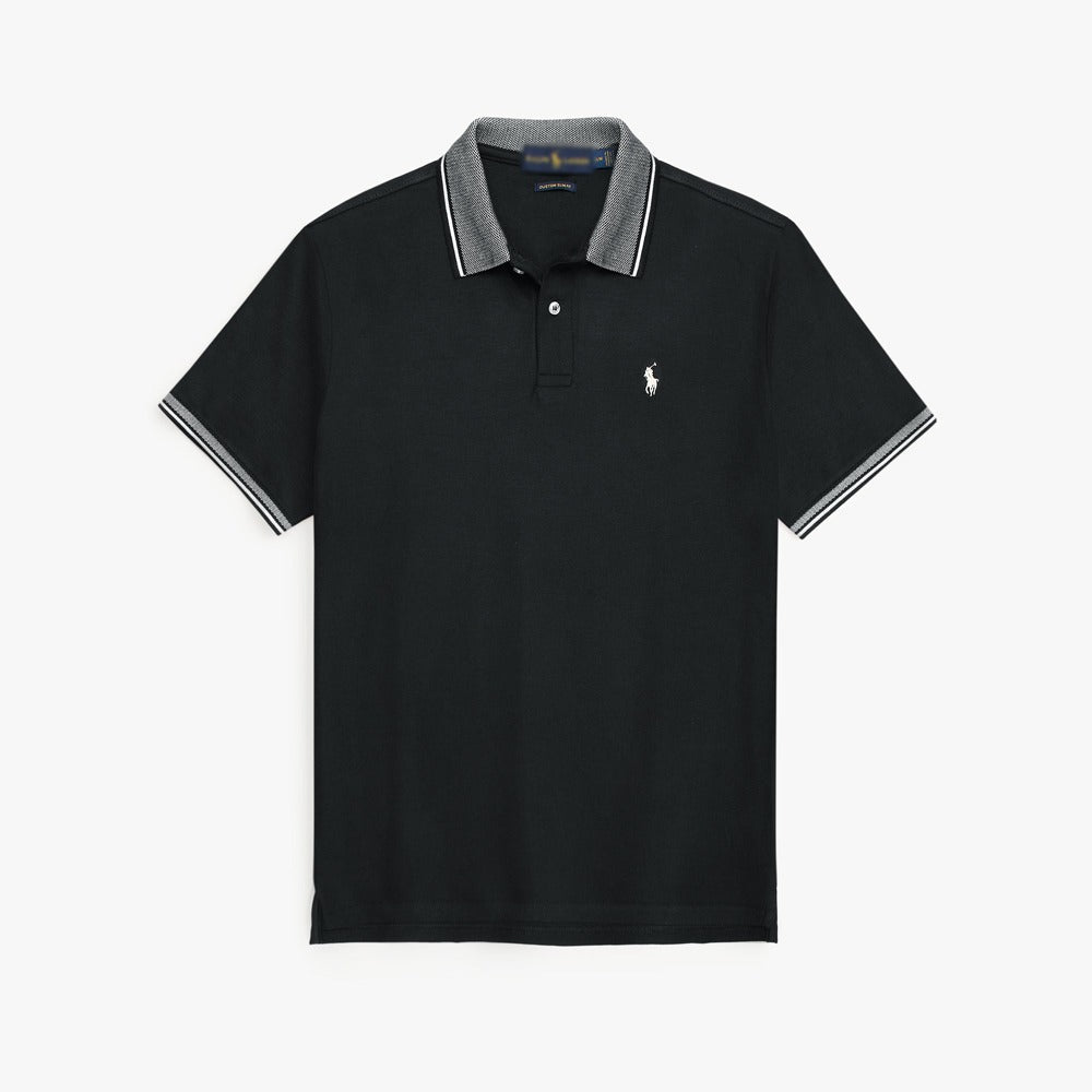 Prl-Basic Polo Tipping Black