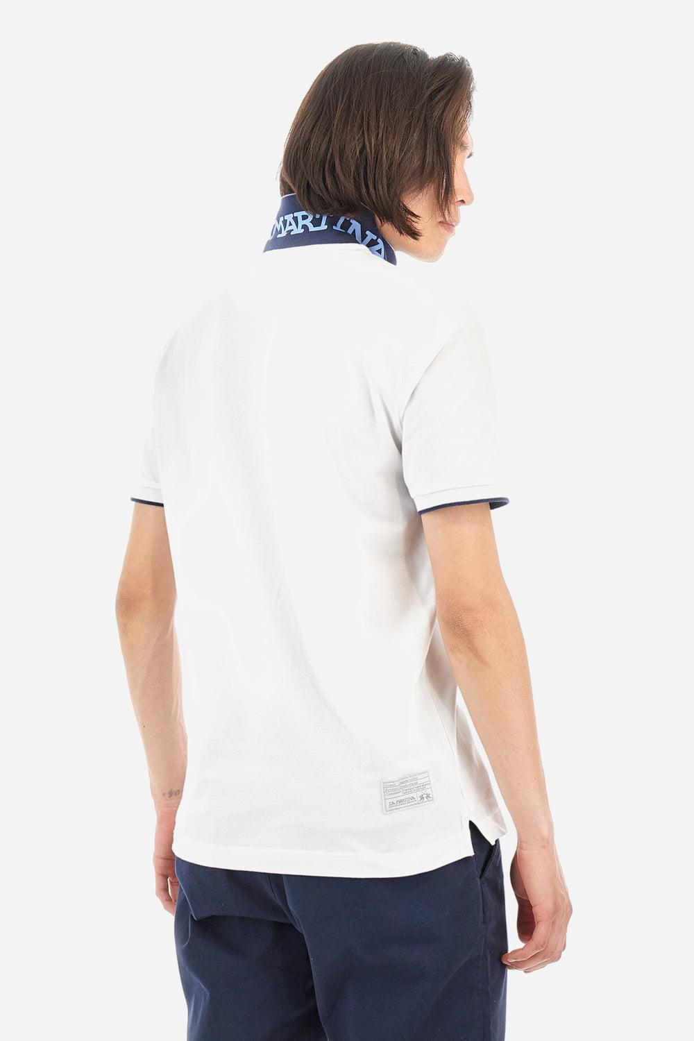 La-M-Premium Polo White