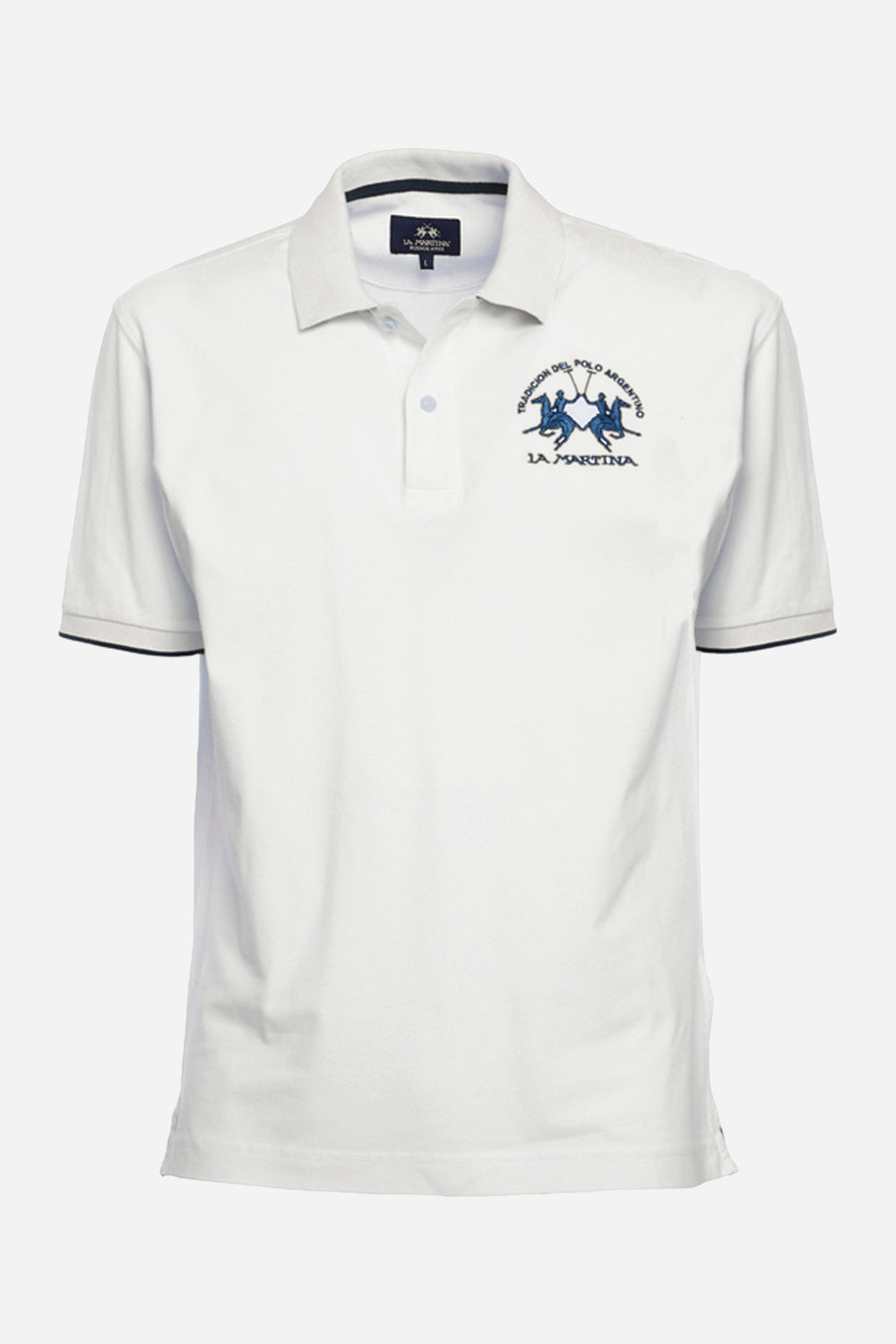 La-M-Premium Polo White