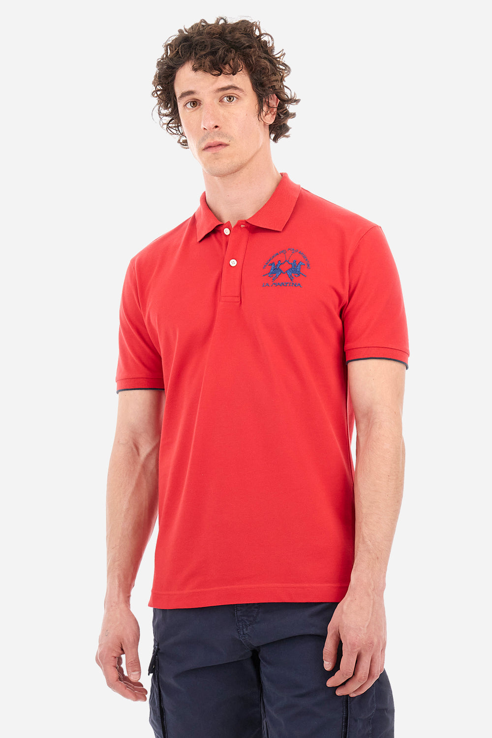 La-M-Premium Polo Red