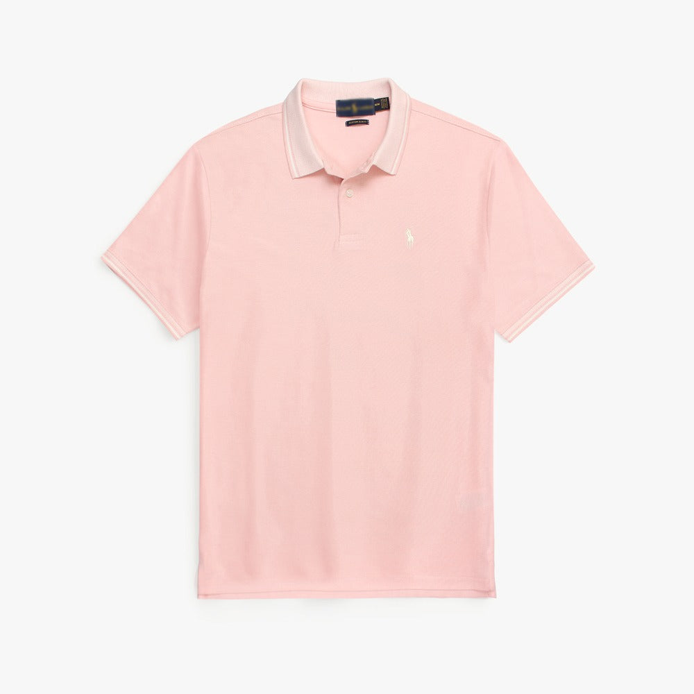Prl-Basic Polo Tipping Peach