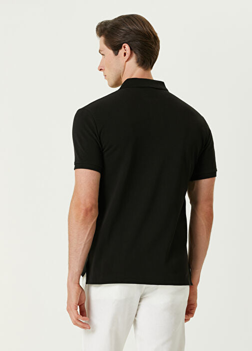 P Essential Polo Jet Black