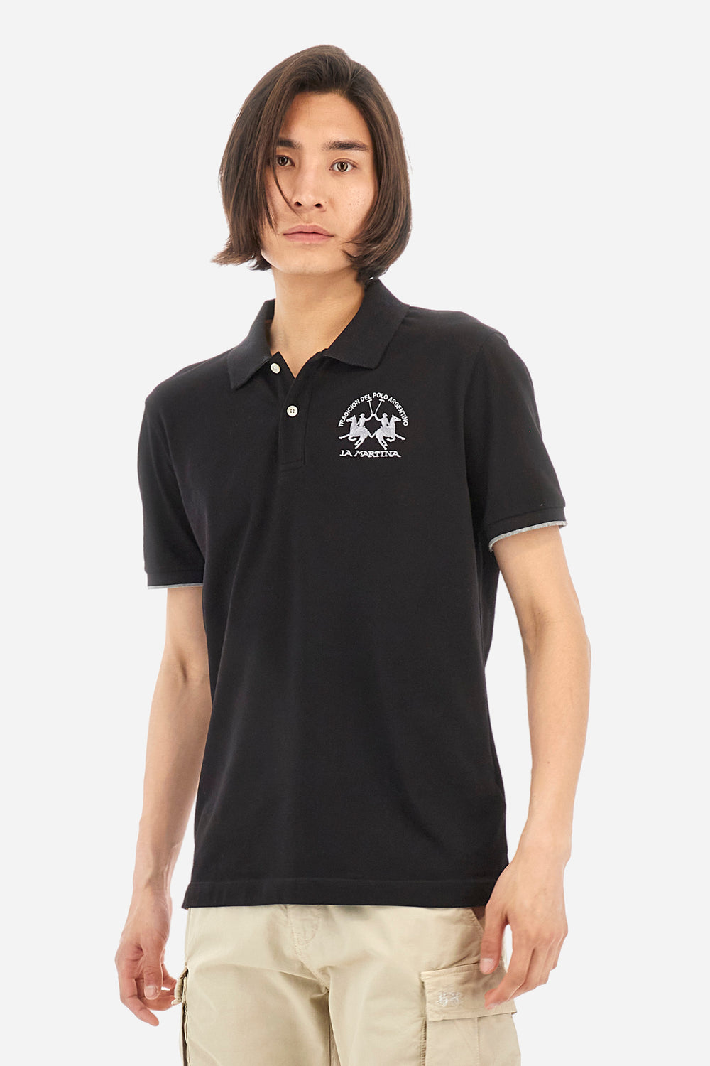 La-M-Premium Polo Black