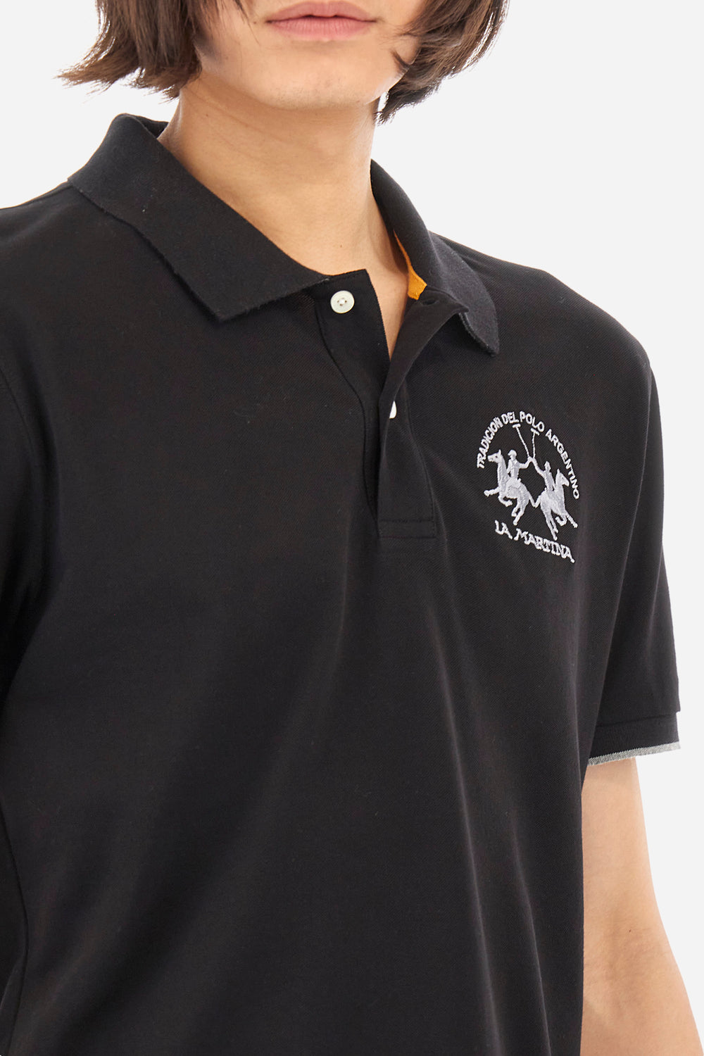 La-M-Premium Polo Black