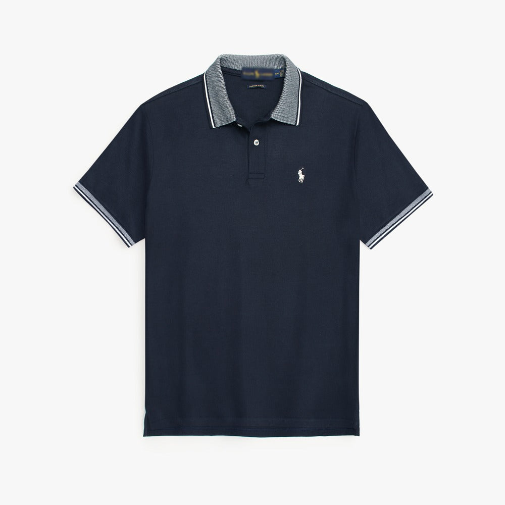 Prl-Basic Polo Tipping Blue