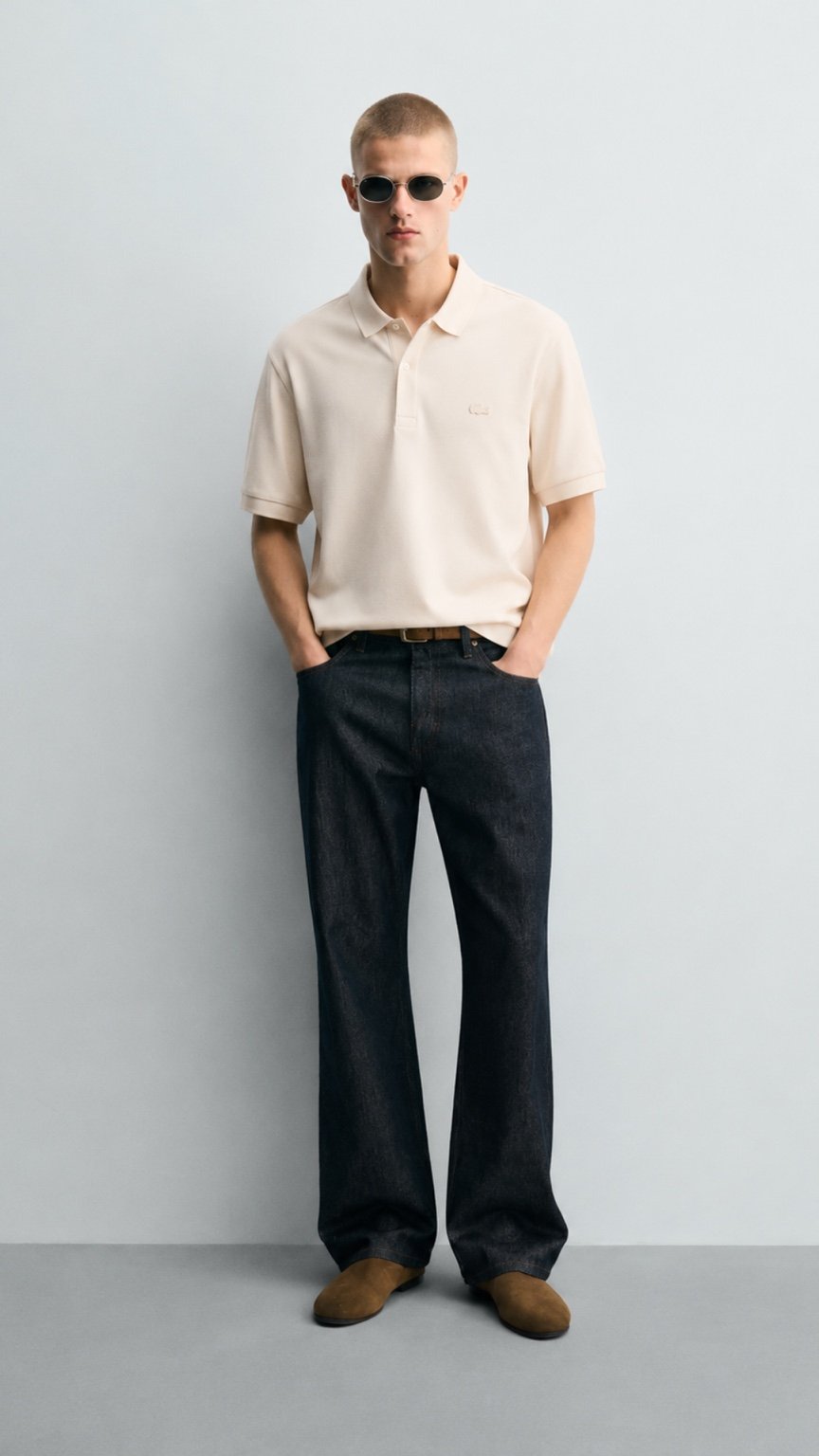 L-Essential Same Classic Polo Off White