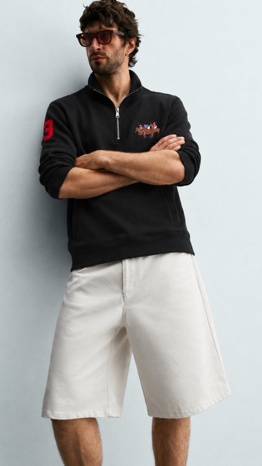 Triple-P Imp Quarter Zipper Black
