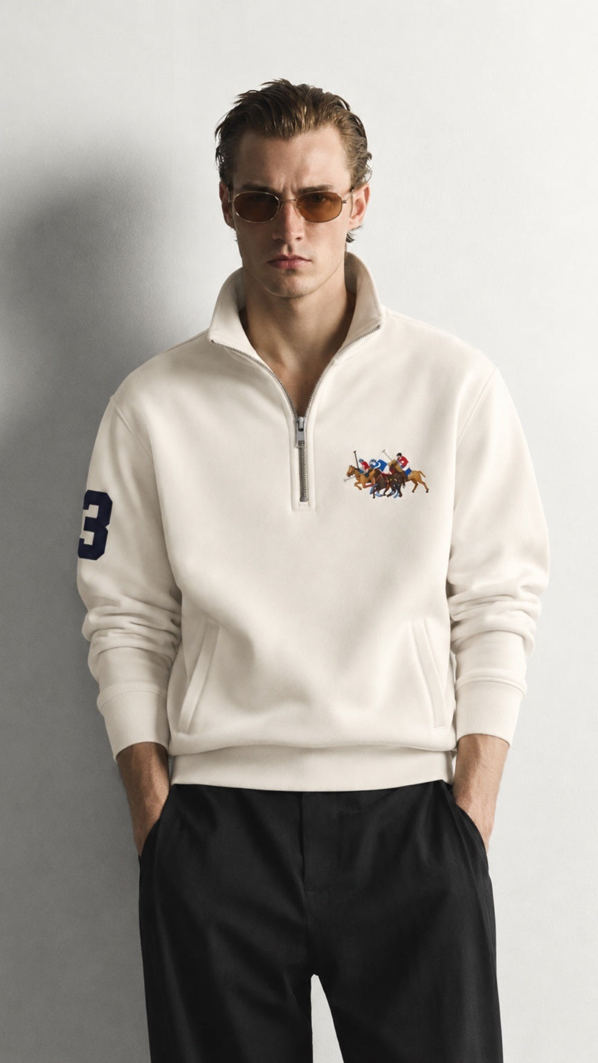 Triple-P Imp Quarter Zipper Off White
