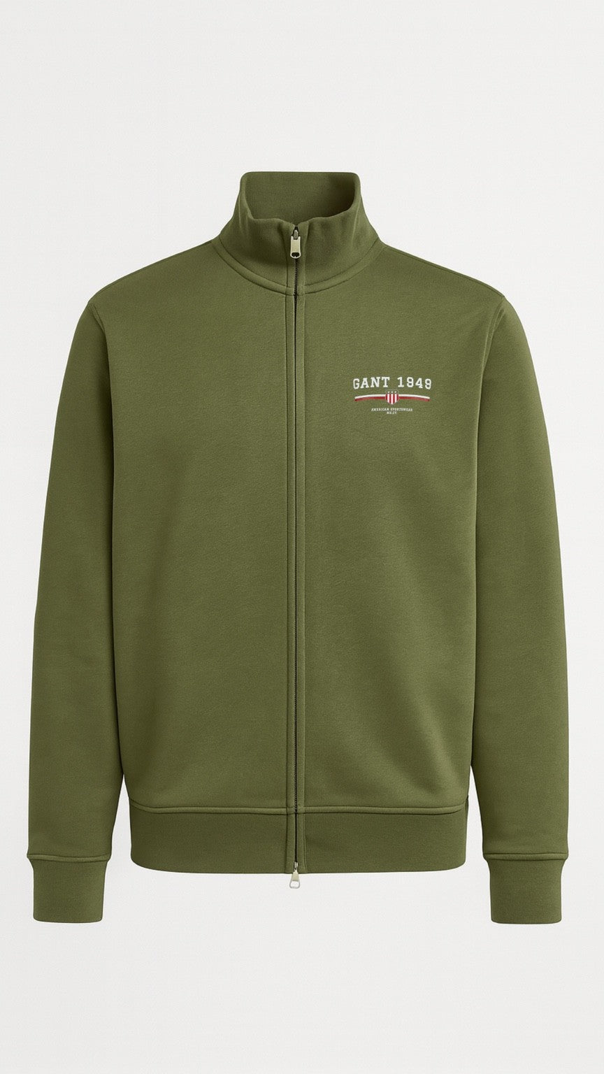 G-Exclusive Full Zipper Olive