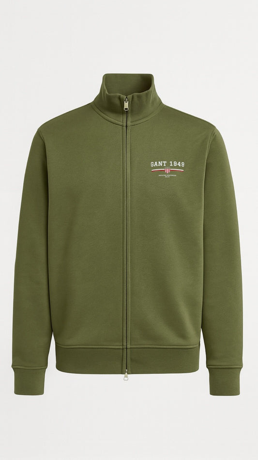 G-Exclusive Full Zipper Olive