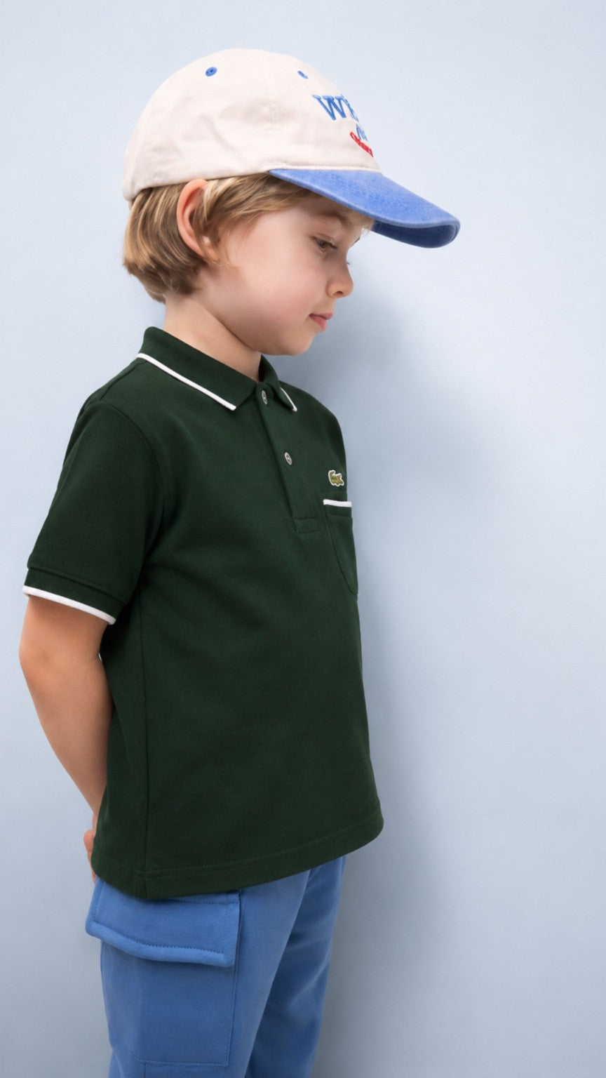 Kids Tip Green Classic Polo Shirt