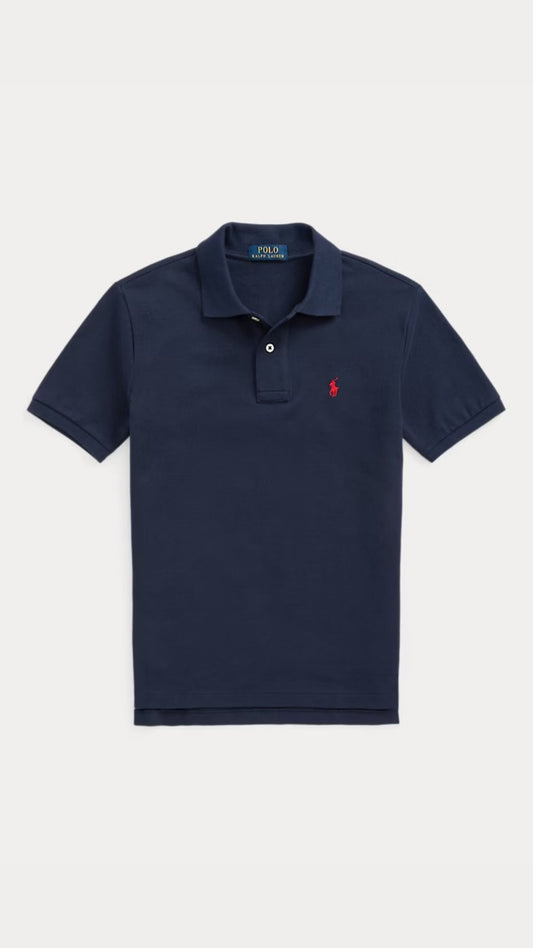 Kids Blue Classic Polo Shirt