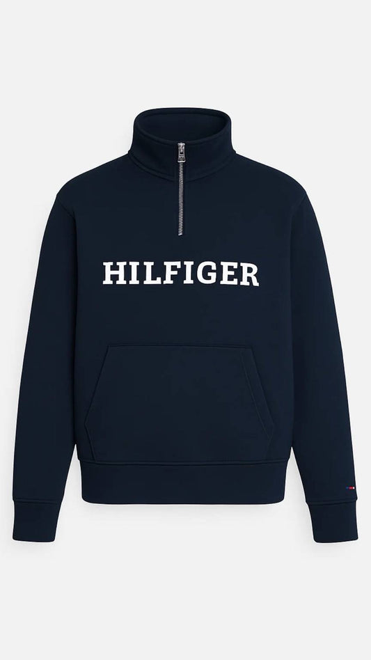 Th-Quarter Zipper Navy