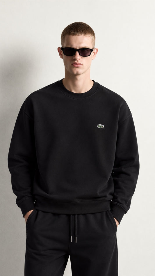LT-Classic Drop Shoulder Sweat Shirt Black
