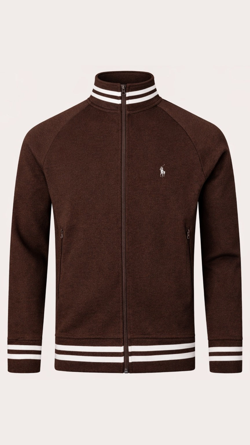 P-Iconic Full Zipper Brown