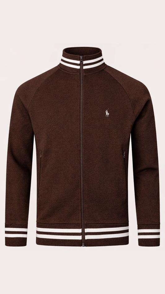 P-Iconic Full Zipper Brown