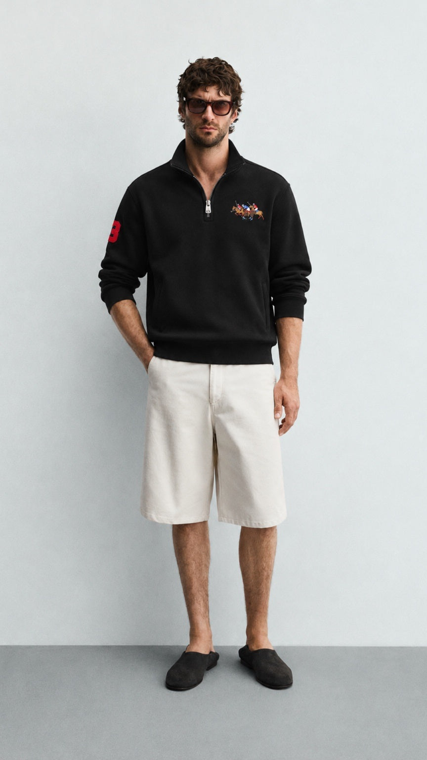 Triple-P Imp Quarter Zipper Black
