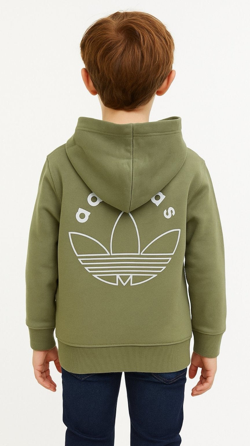 A-Kids Hoodie Olive Green