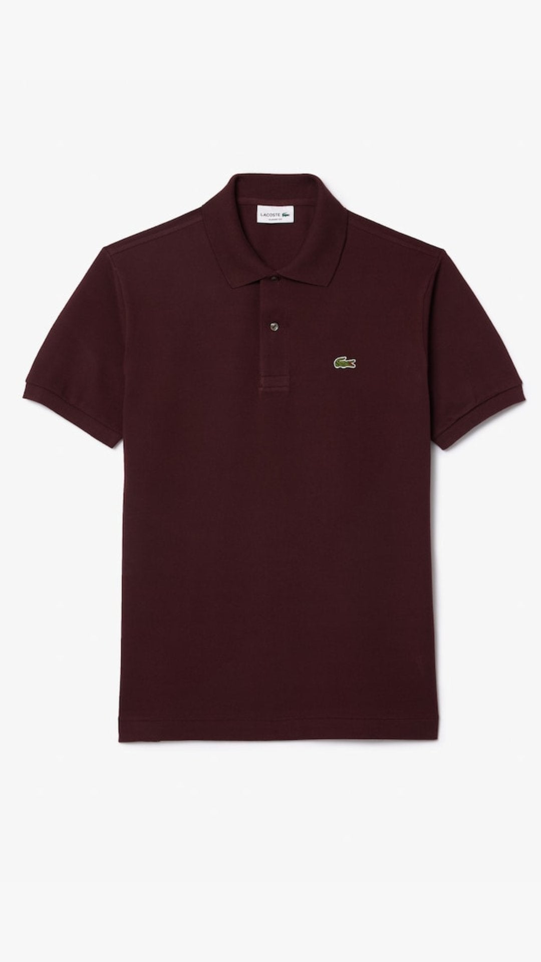 L-Essential Classic Polo Mahroon