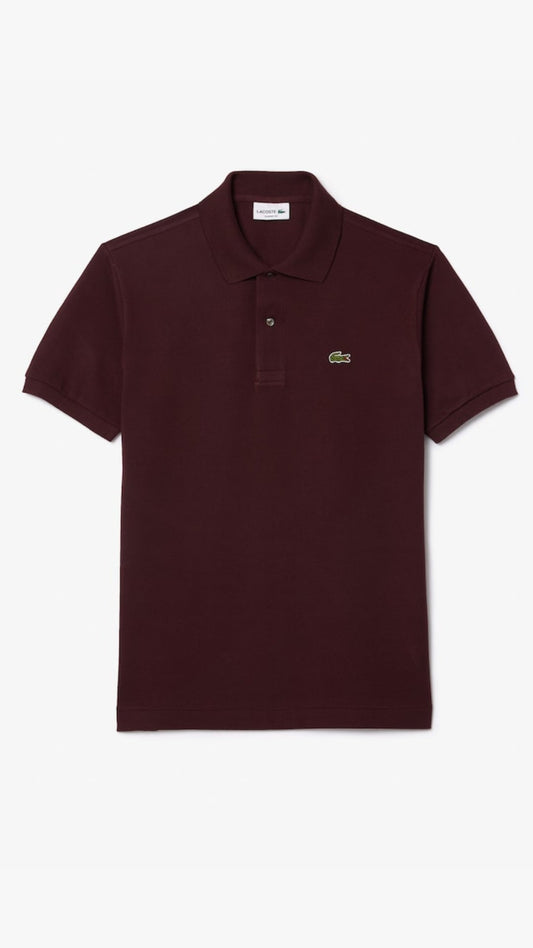 L-Essential Classic Polo Mahroon