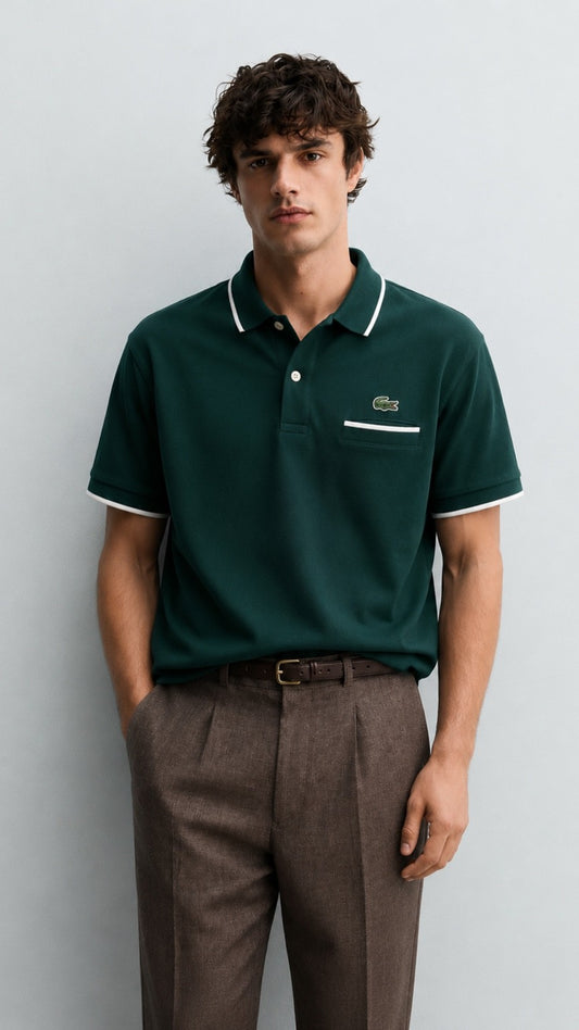 LT-Classic Green Trim Polo