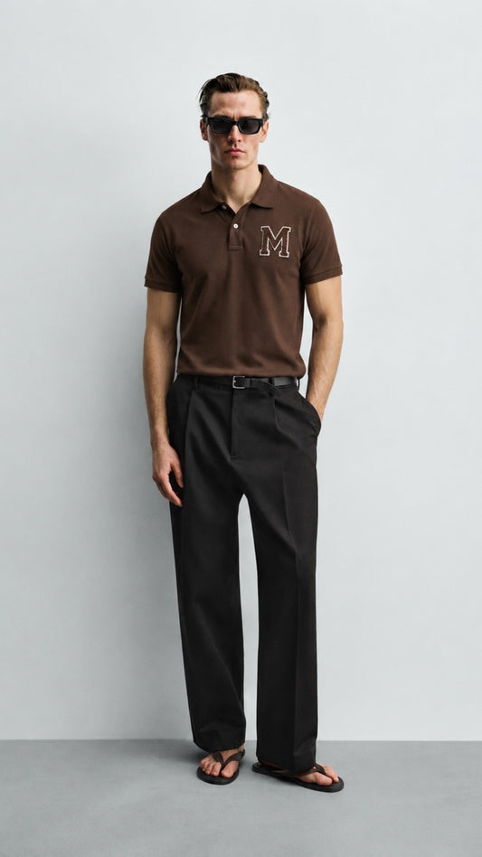 Mnclr-Signature Street Polo Brown