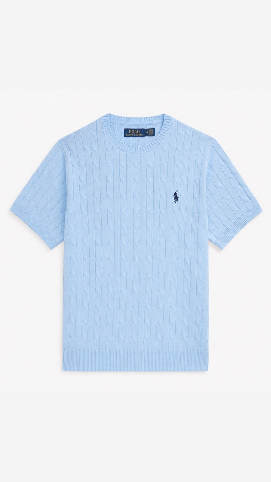 P-Cable Knit T Shirt Sky