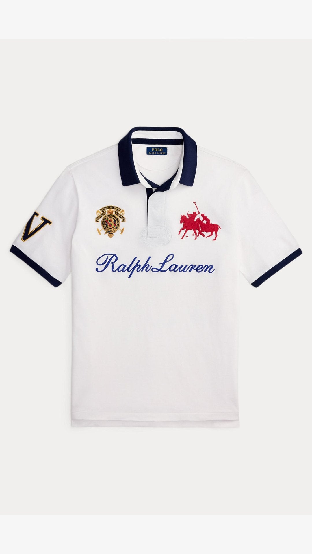 P-Polo Embroidery Shirt White