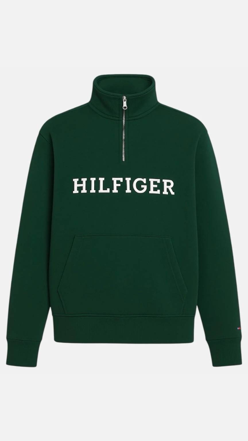 Th-Quarter Zipper Green
