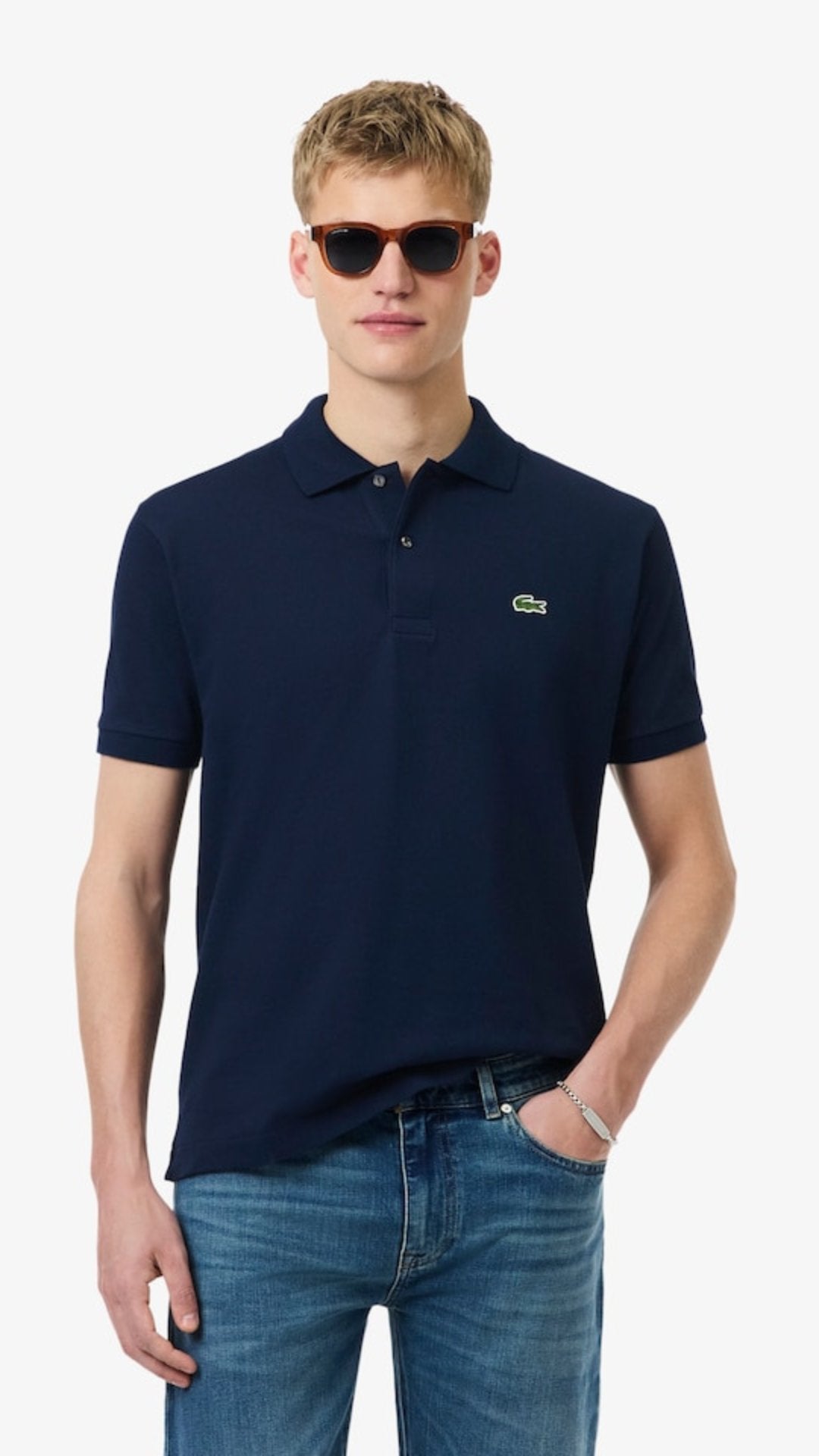 L-Essential Classic Polo Blue