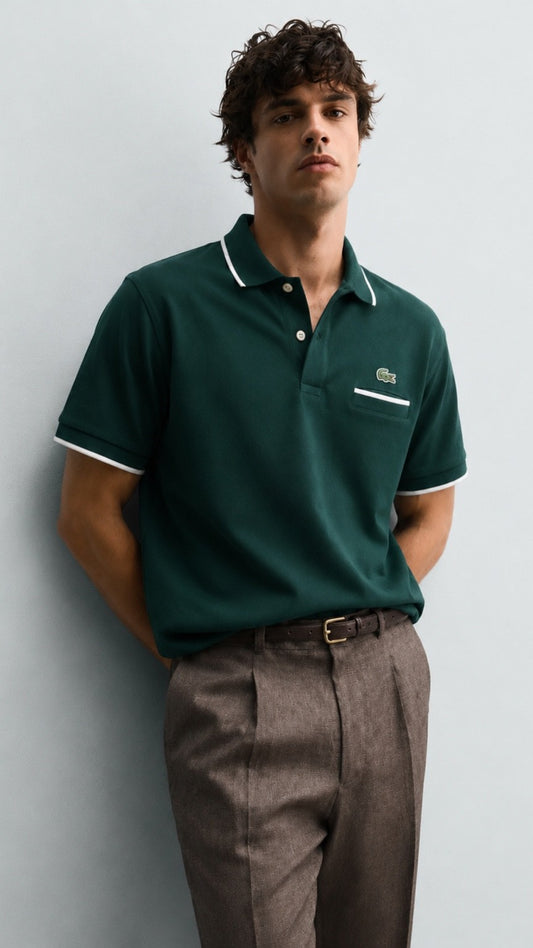 LT-Classic Green Trim Polo