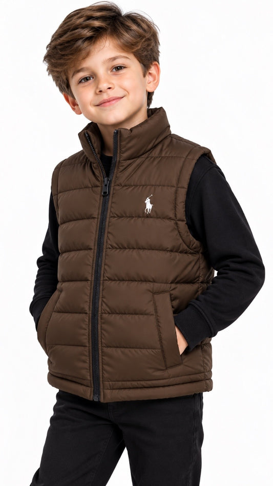 P-Essential Kids Gillet Brown