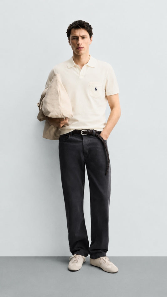 PP-Modern Classic Polo Off-White