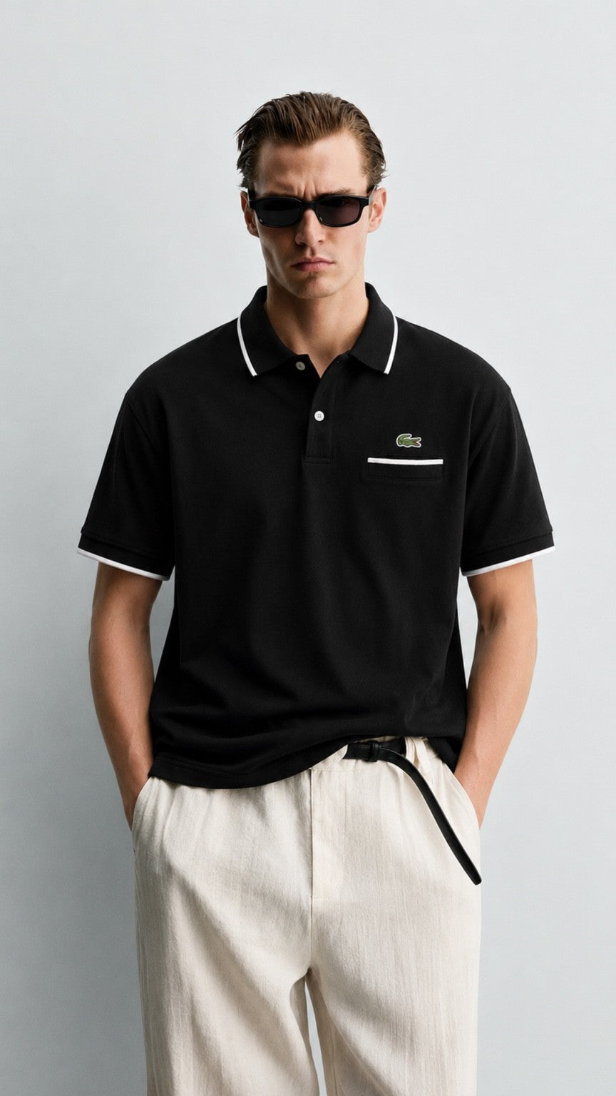 LT-Classic Black Trim Polo