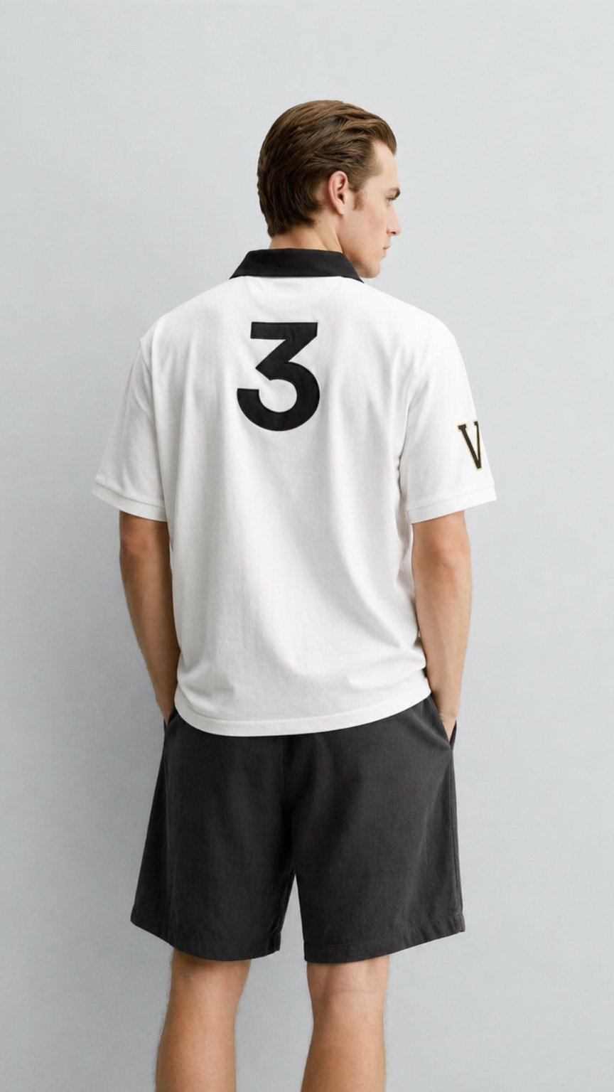 P-Polo Shirt 3 Edition White