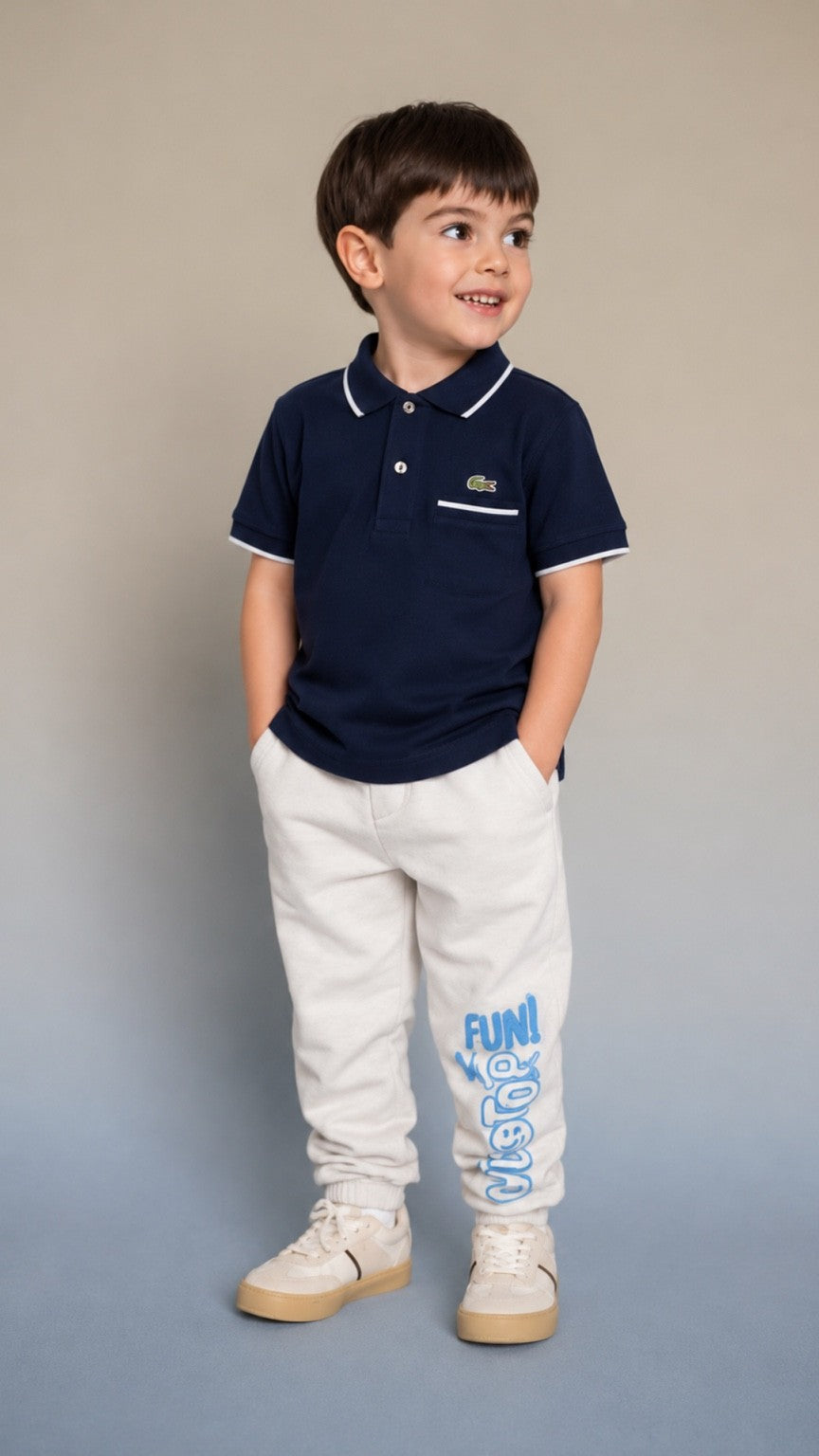 Kids Tip Blue Classic Polo Shirt